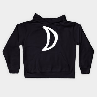 Moon Astrological Planets A Crescent U+263D Kids Hoodie